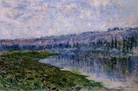 Monet, Claude Oscar - The Seine and the Chaantemesle Hills